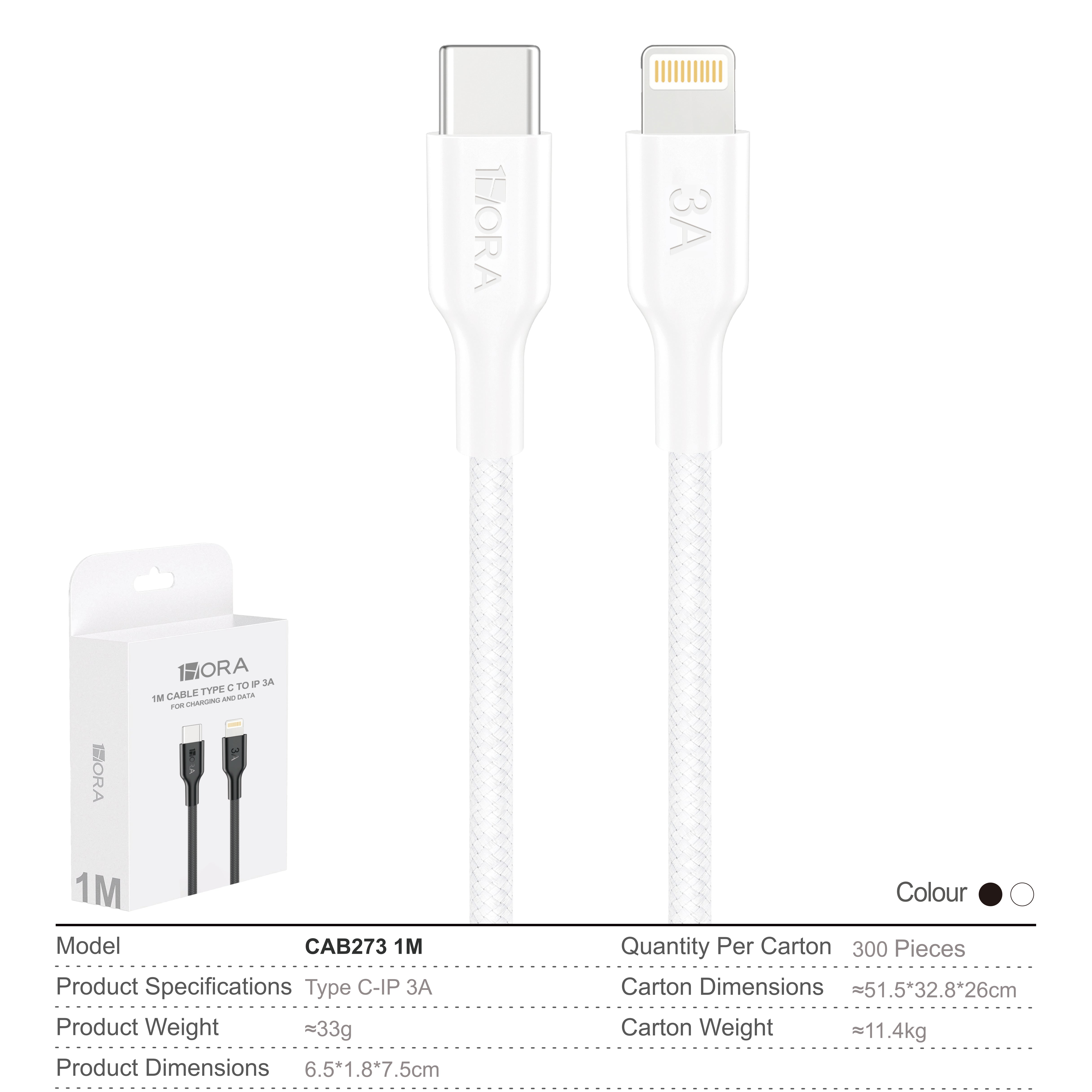 CAB273B USB-A TO TYPE-C CABLE
