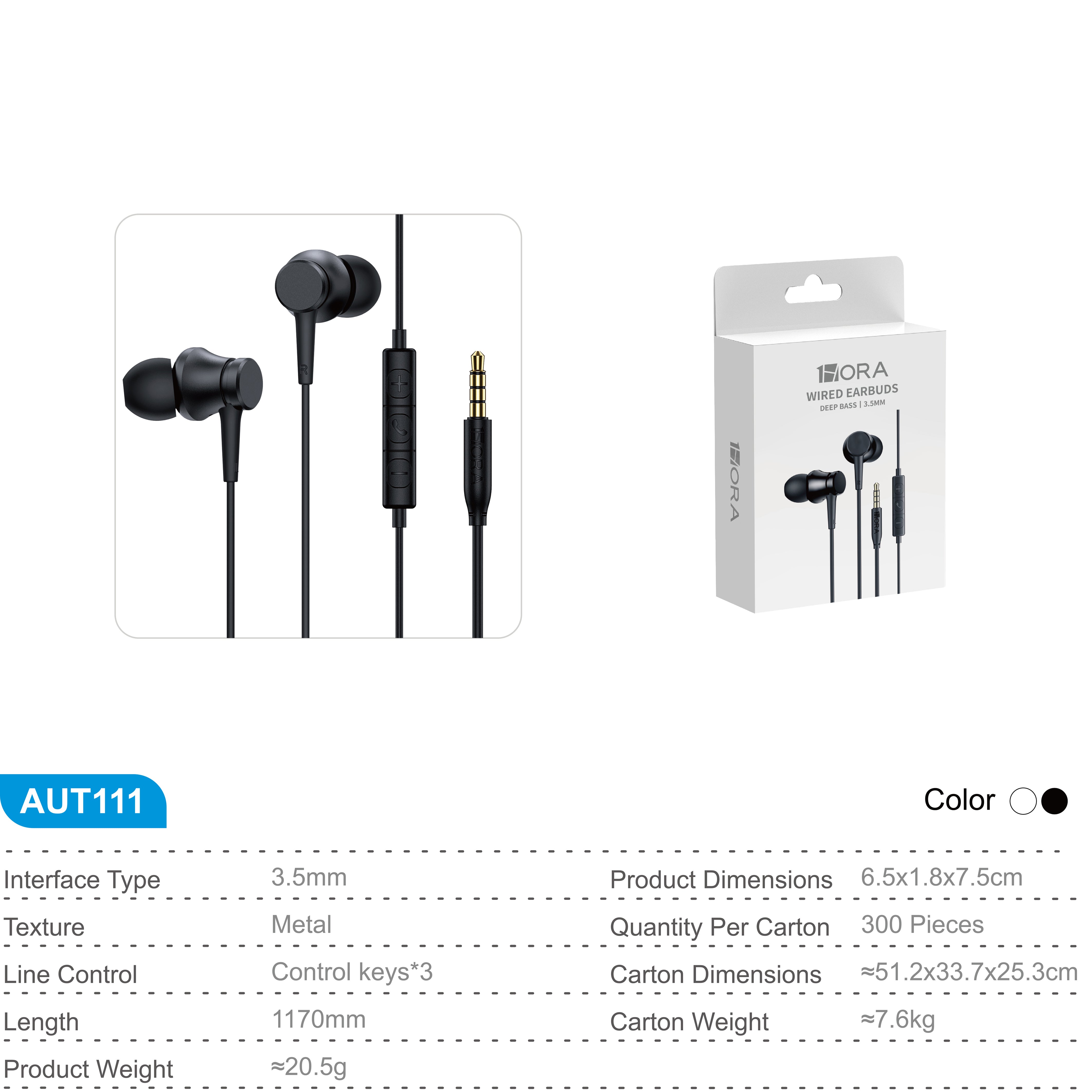 AUT111N CUFFIE CABLATE