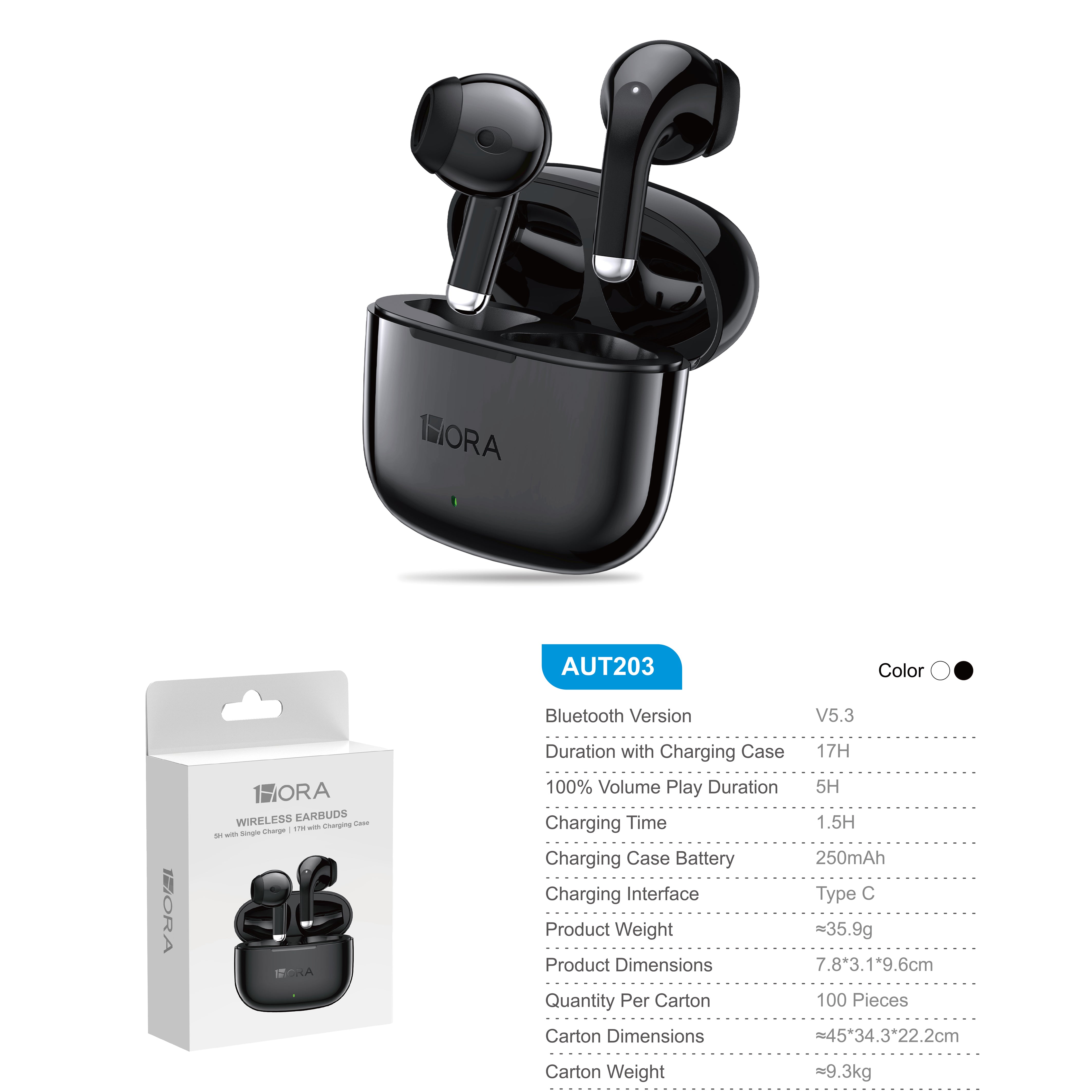 AUT203N-100 CUFFIE TYPE-C