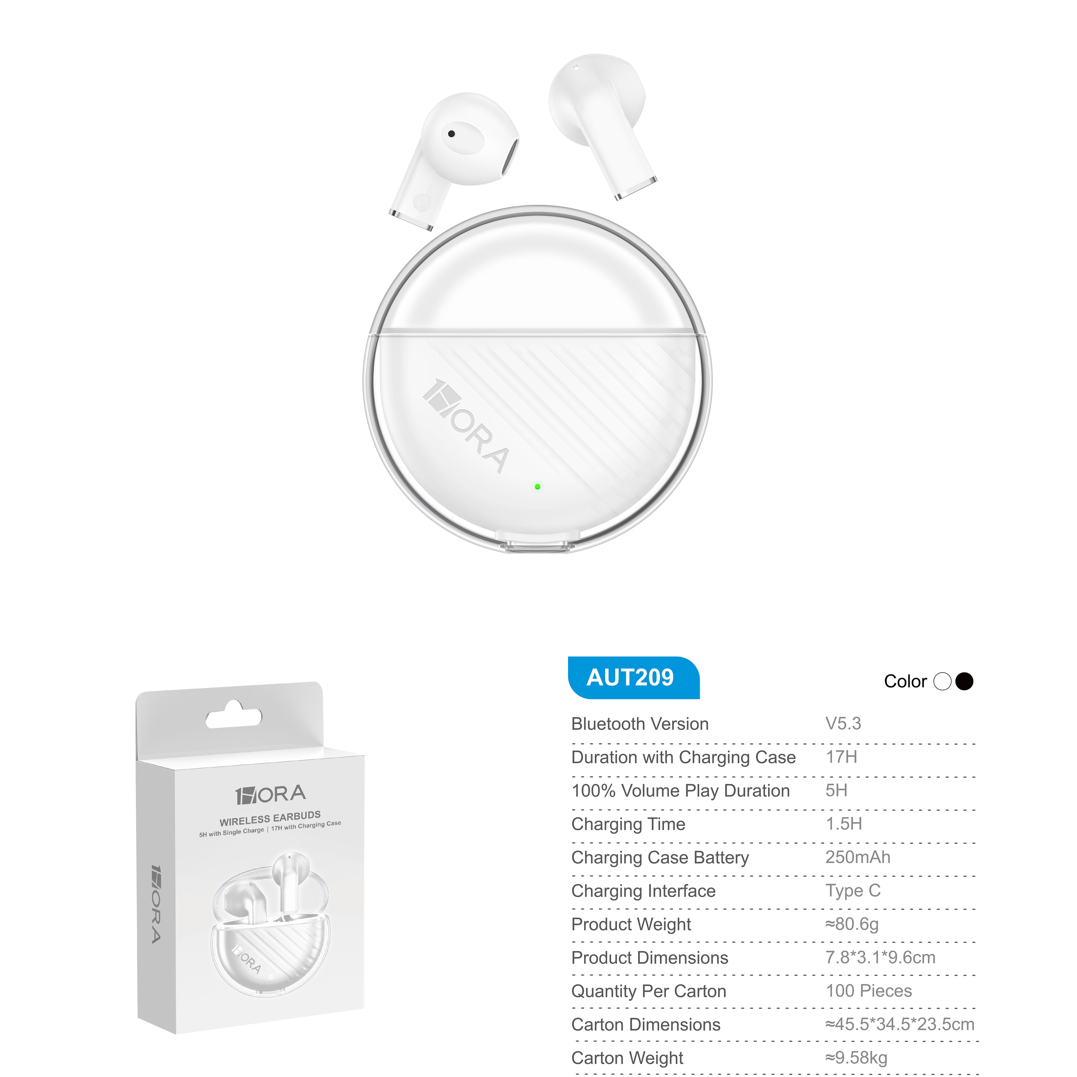 AUT209B CUFFIE TYPE-C