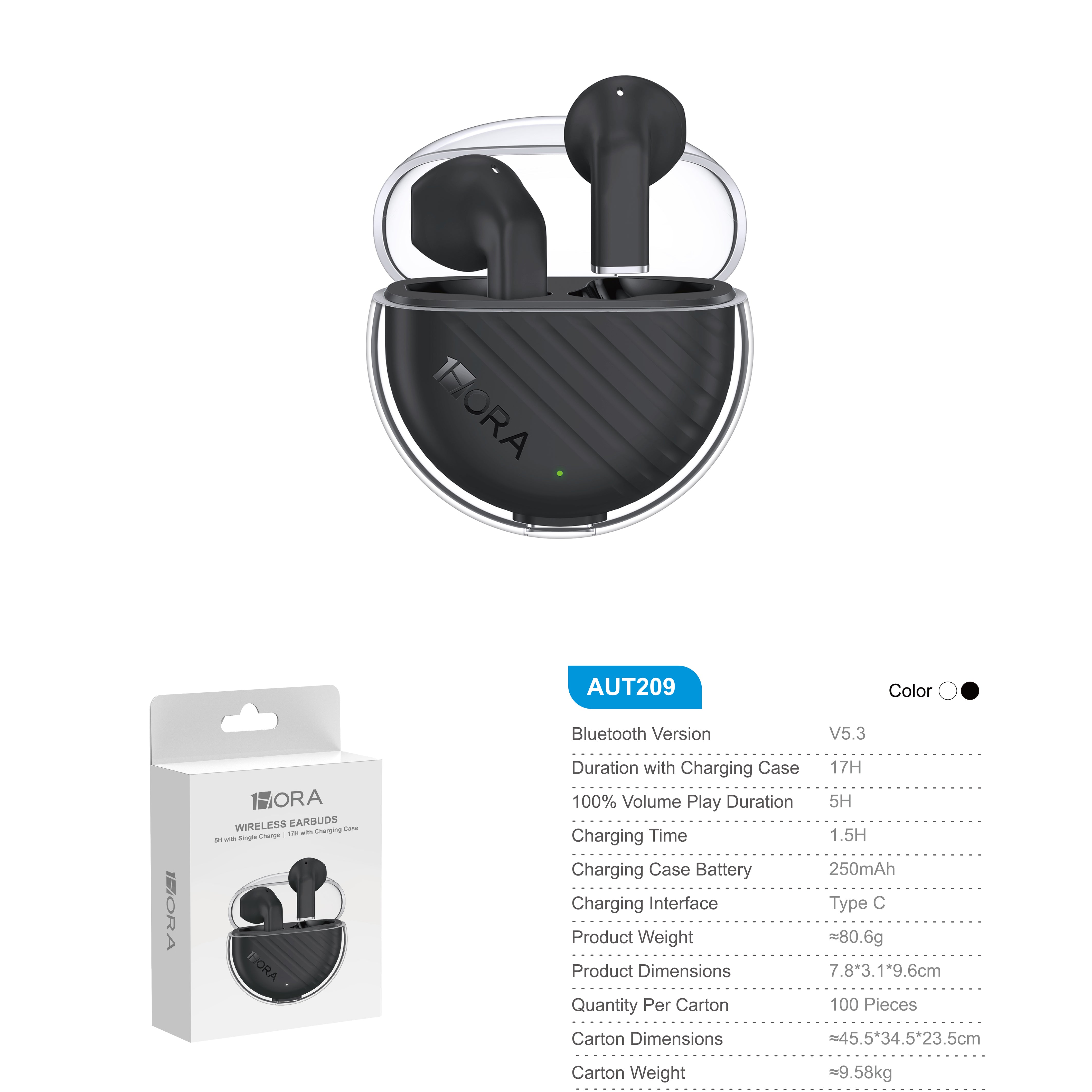 AUT209N CUFFIE TYPE-C